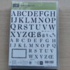 Stempelset Sophisticated Serifs Alfabet