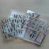 Stempelset Sophisticated Serifs Alfabet - Afbeelding 2