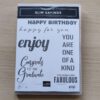 Stempelset Slim Sayings