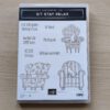 Stempelset Sit Stay Relax